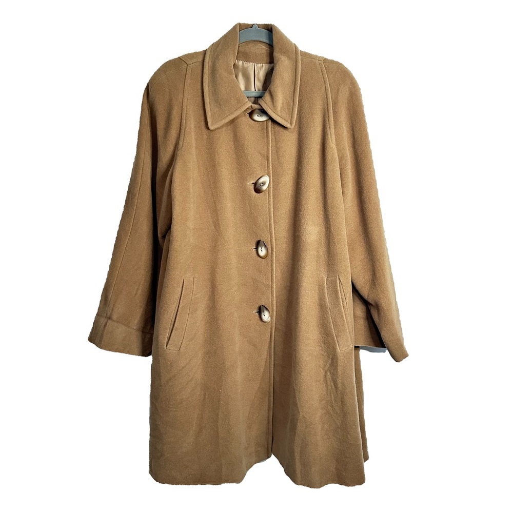 Vintage 1970s Camel Coat